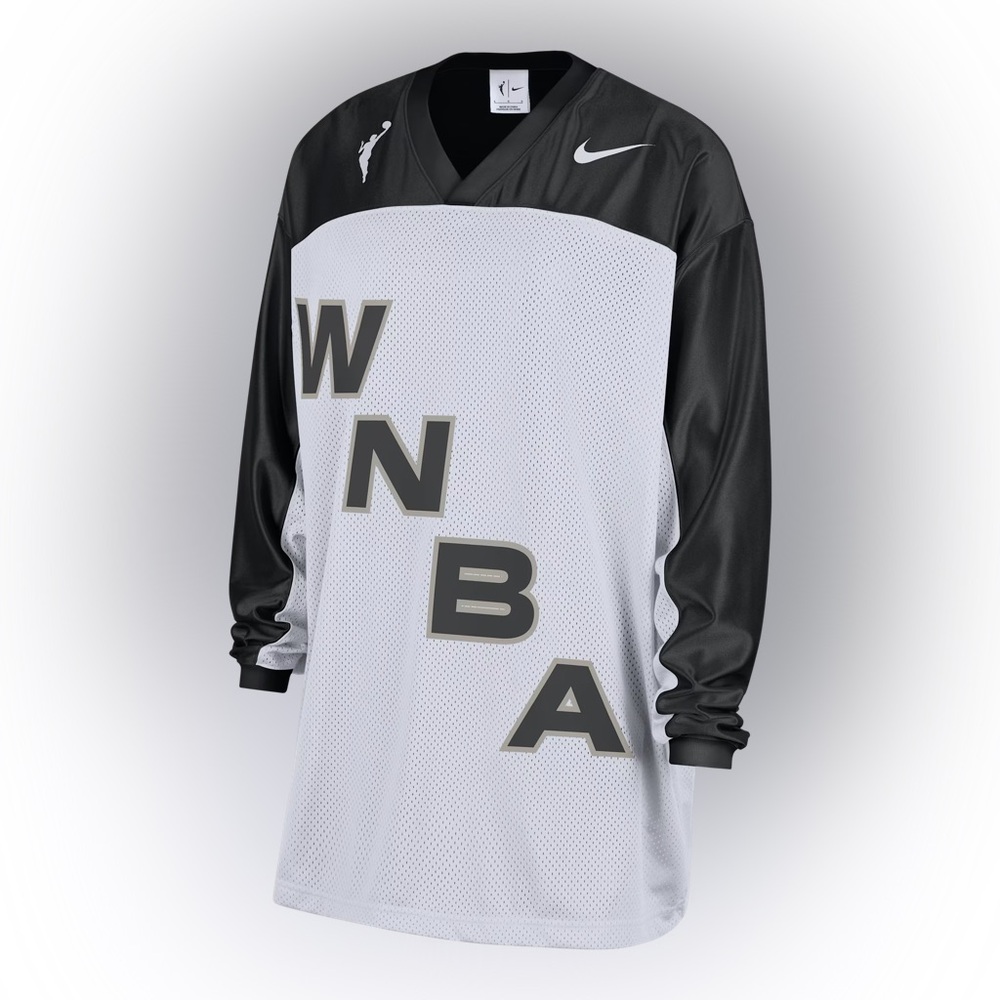 Nike WNBA Black and White Long Sleeve Top